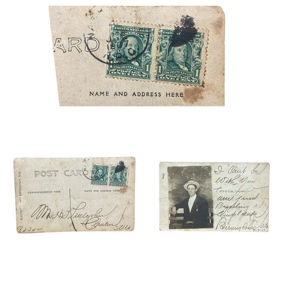 Vintage 1907 Postcards Birmingham Alabama Collection - Picture 2 of 11